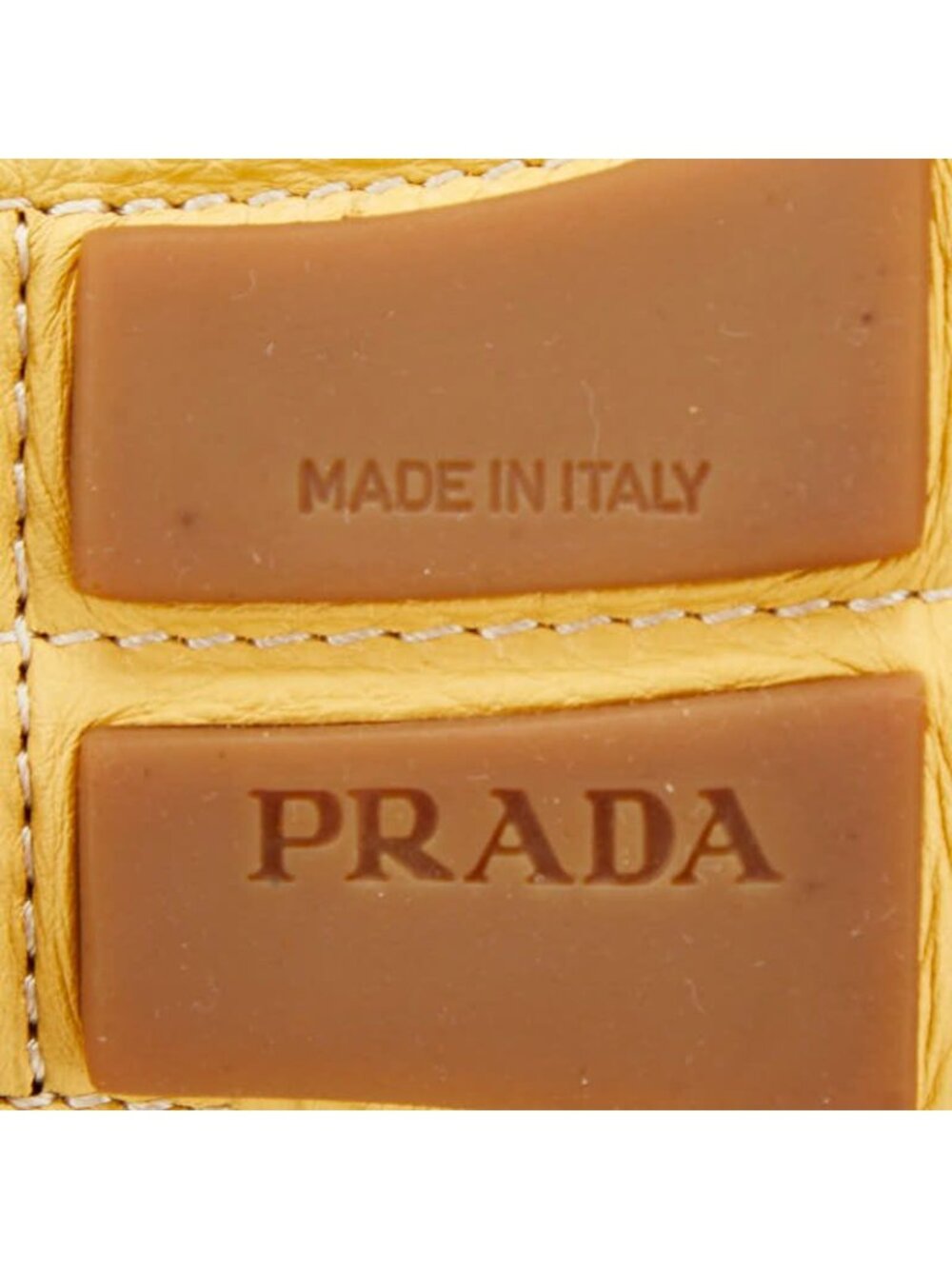 Prada Driving 35 Yellow Leather Sneaker - Picture 7 of 10